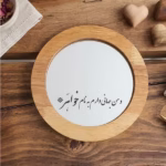 آینه دکوراتیو چوبی مدل دایره کد 36008 - Image 3