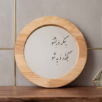 آینه دکوراتیو چوبی مدل دایره کد 36001 - Image 4