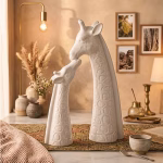 مجسمه زرافه دوقلو دیزنی هوم کد 16002 سفید - Image 3